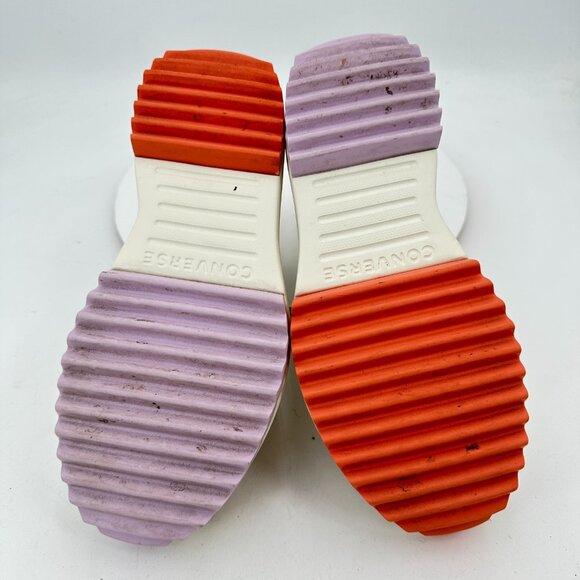 Converse Run Star Hike Hi Women Size 10 A01583C Embroidered Floral Platform Shoe - Picture 8 of 11